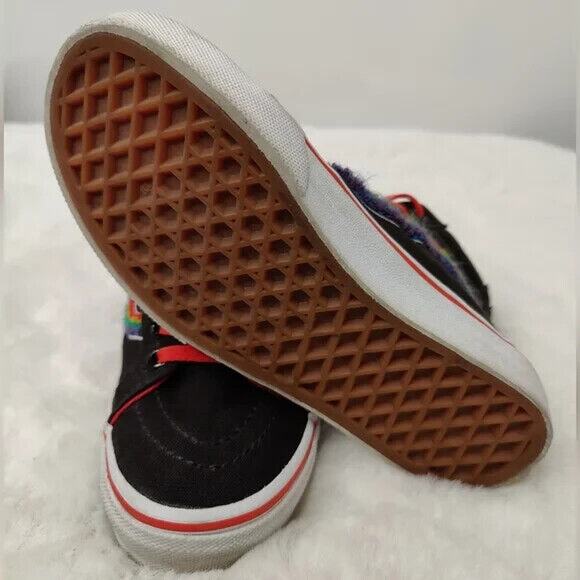Vans Black Rainbow Kids sneaker sz 1.5 - Picture 8 of 9